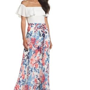 Eliza J Off Shoulder Maxi Dress